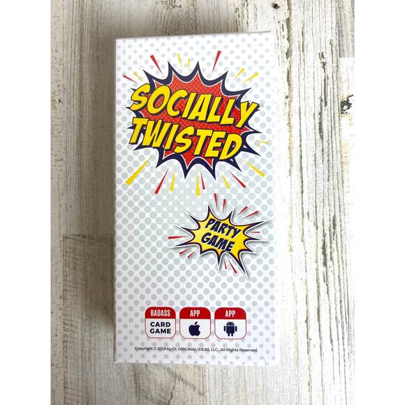 Socially Twisted Party Game by Original Ideas Card Game Ages 17+ NEW - Picture 1 of 4